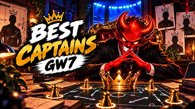 Best FPL captains for Gameweek 7: the Demon's captain picks