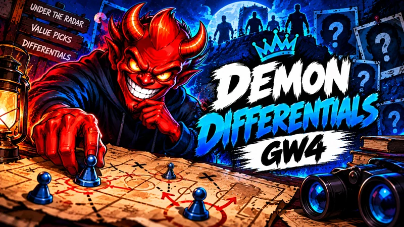Demon differentials for FPL Gameweek 4